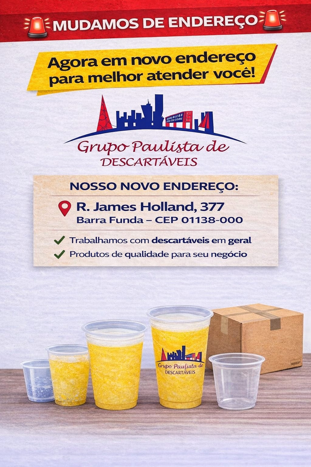 Mudança de endereço